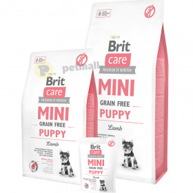 Пълноценна суха храна Brit Care Mini Grain Free Puppy - за малки кученца от дребните породи